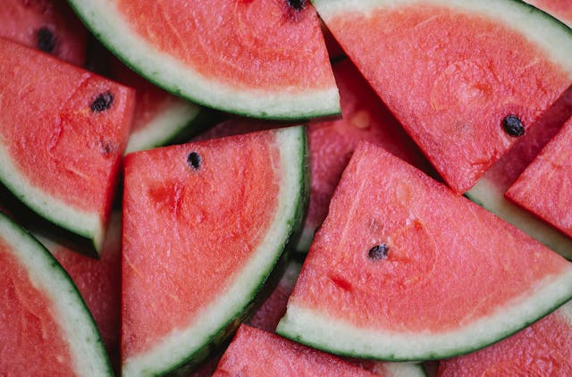 Why are watermelons green on the outside and pink on the inside?