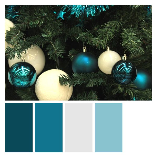 Frosted Teal Elegance